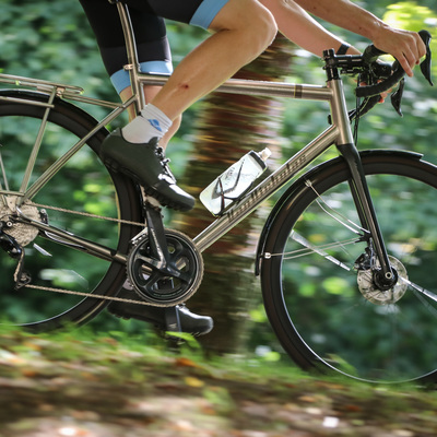 Yukon Disc the practical titanium touring and audax bike with disc brakes Van Nicholas